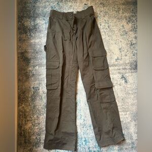 Abercrombie & Fitch Womens Cargo Pants - Dark Brown